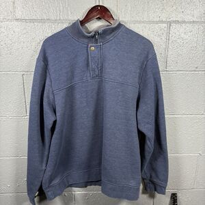 Orvis Vintage Quarter Zip Pullover Mens XL Fleece Outdoor Casual Cozy